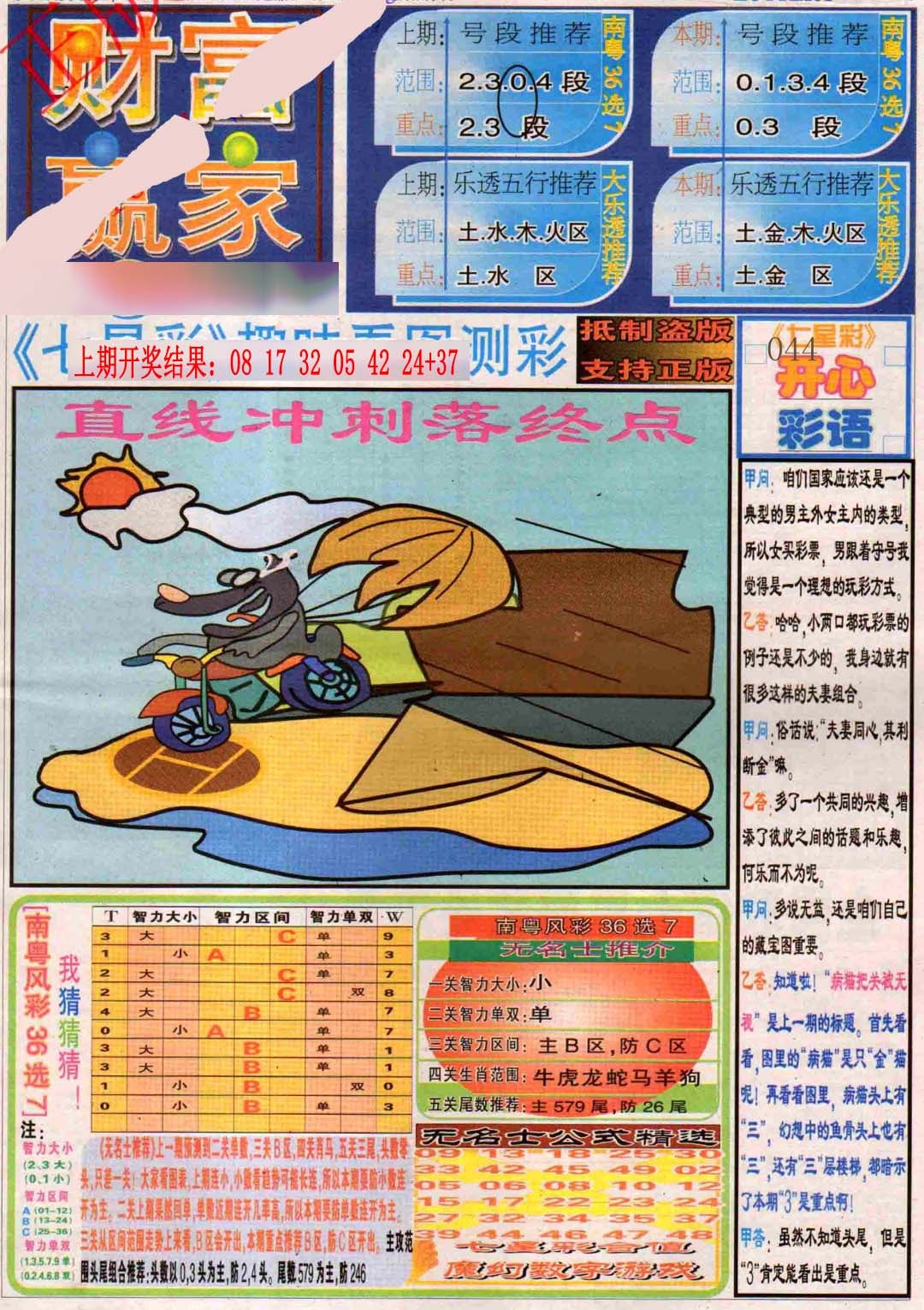 092期财富赢家（七星彩）[图]